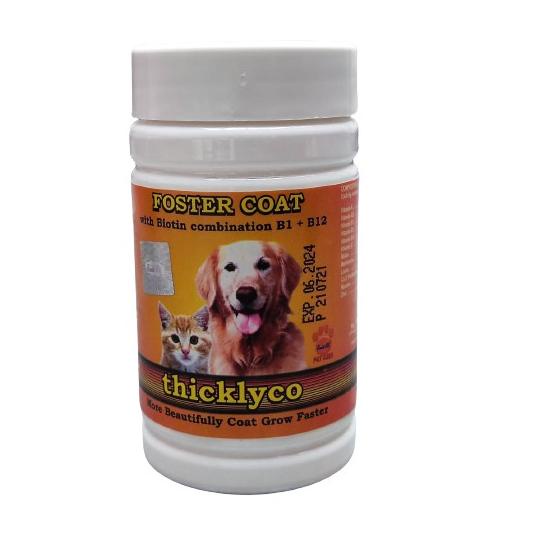 Foster Coat Thicklyco Cat / Dog Vitamins Fur Hair Growth | Shopee Malaysia