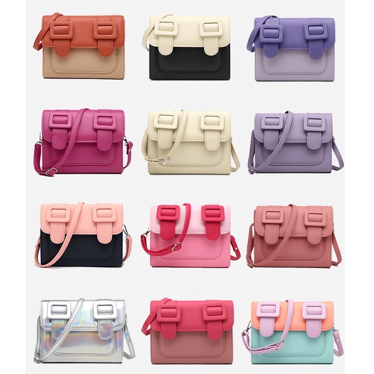 Colourful Messenger Bag Large and Small 2 sizes Shopee Malaysia