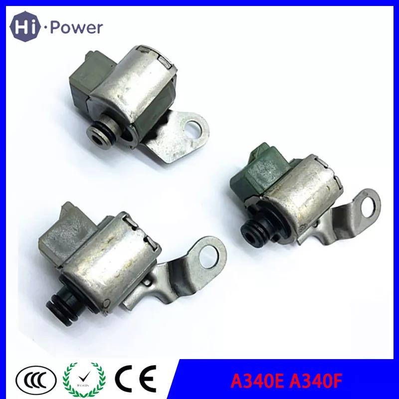 3PCS Tested A340 AW4 TRANSMISSION SOLENOID KIT Shift TCC A340E A340F