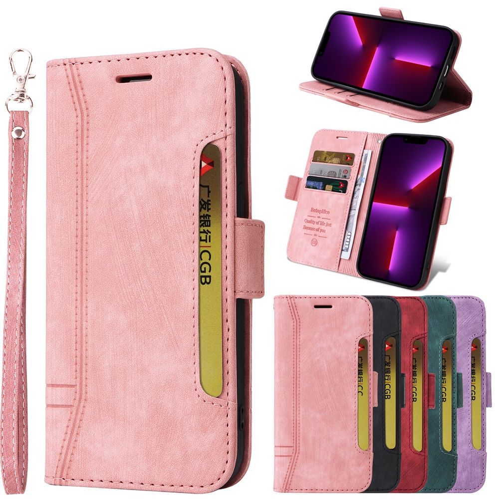 Business Wallet Case for VIVO Y35 Y16 Y02s Y75 Y77 Y22 Y22s V25 V23e