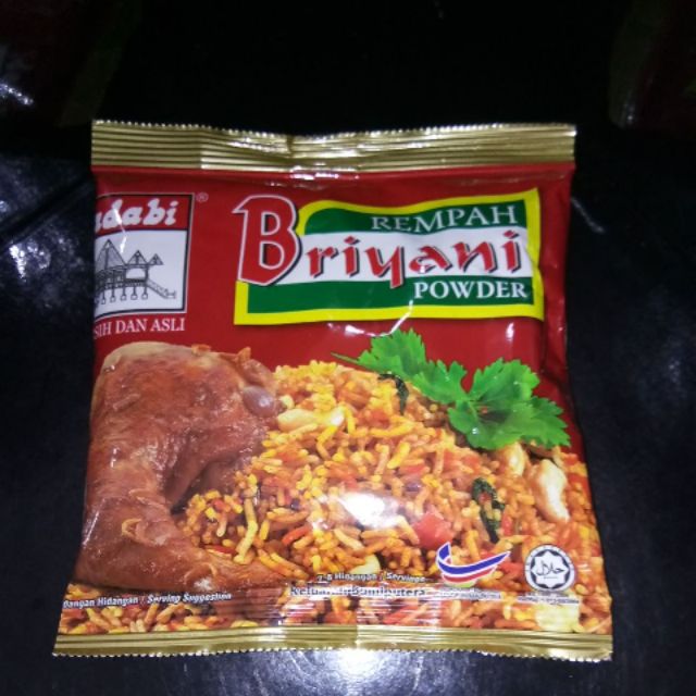 ADABI REMPAH BRIYANI POWDER 100G | Shopee Malaysia