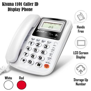 Kisuna 1101 Caller Id Display Phone For Home/ Office