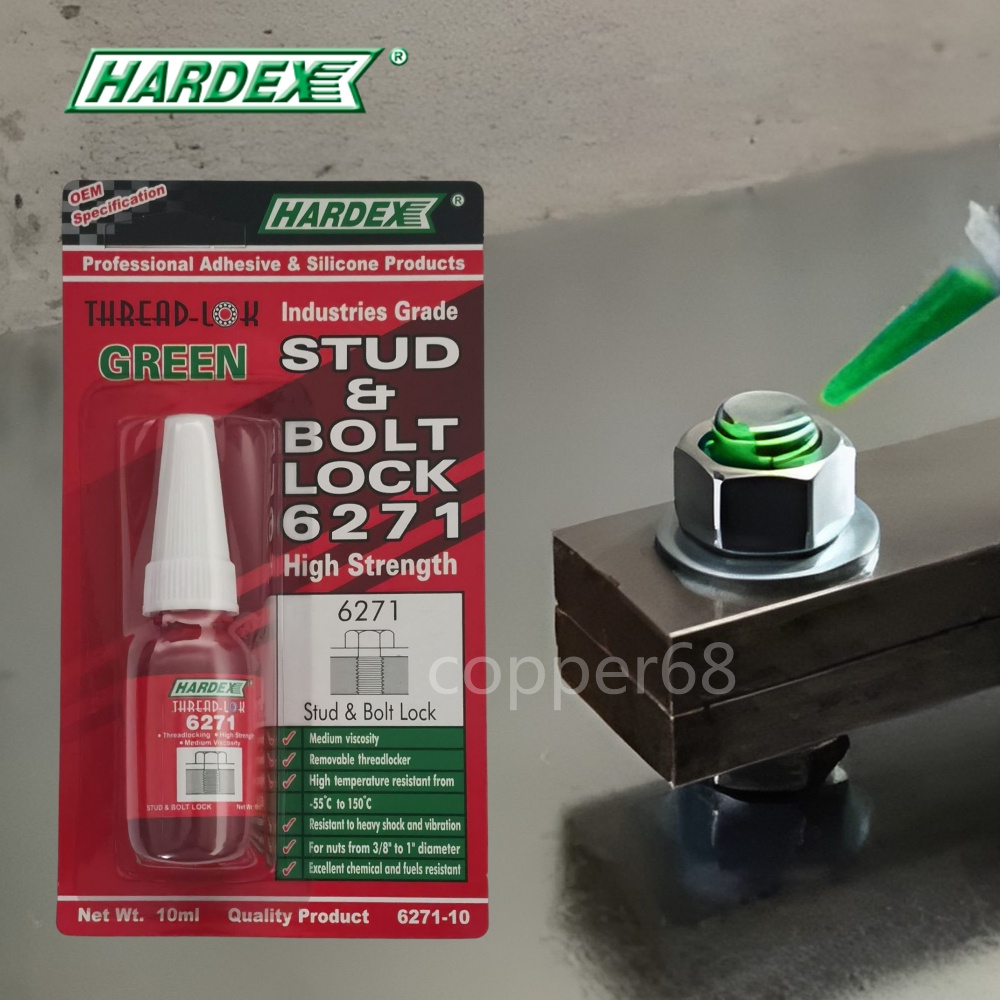 HARDEX Anaerobic Stud and Bolt Lock 627110 Thread Locker Adhesive