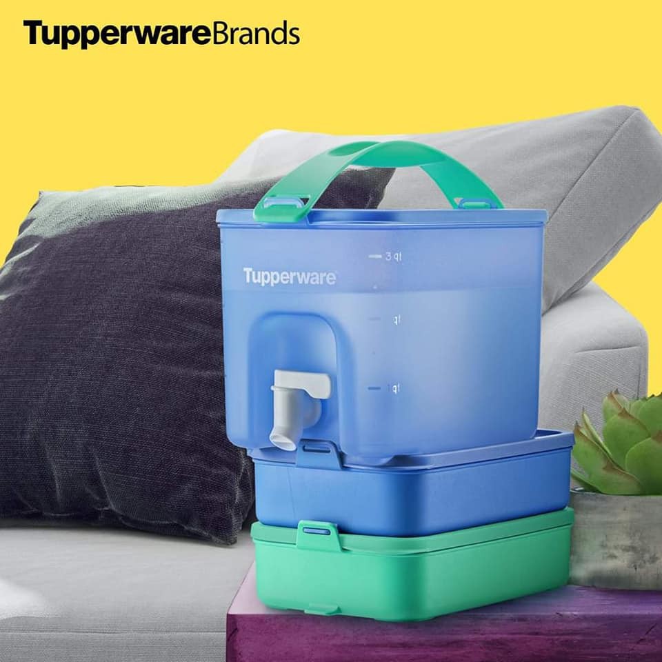 Tupperware Click To Go Beverage Dispenser 3.1L (Water Dispenser) Click