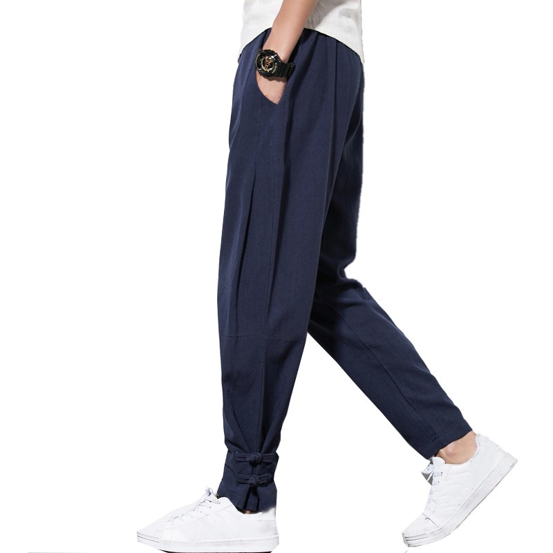 joggers with long drawstring