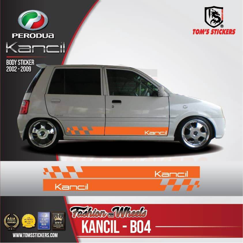 PERODUA KANCIL CAR BODY STICKER SET KANCIL B04Tokoh jQbs Shopee
