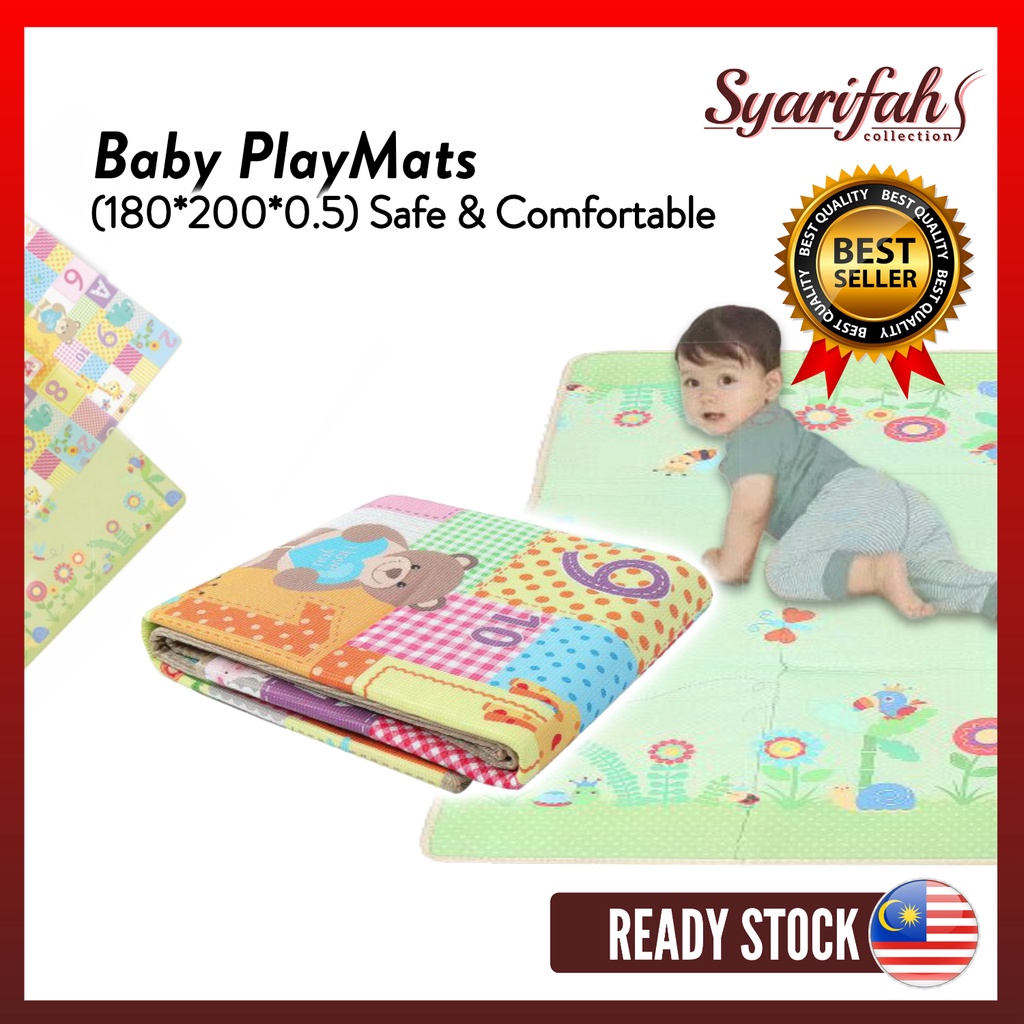 Baby Playmats Crawling Mats (180x200x0.5)