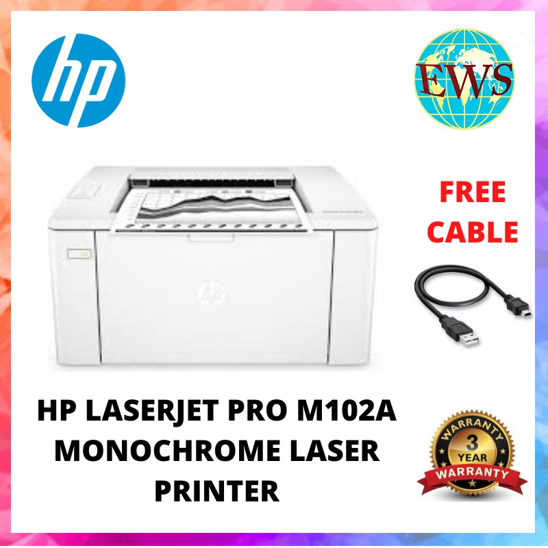 HP LaserJet Pro M102a Printer / HP LaserJet Pro M102w Printer Shopee