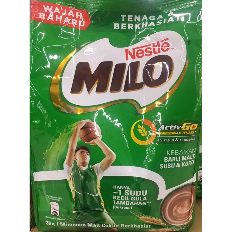  READY STOCK NESTLE MILO ACTIVE GO CHOCOLATE MALT 1KG 2KG Shopee Malaysia