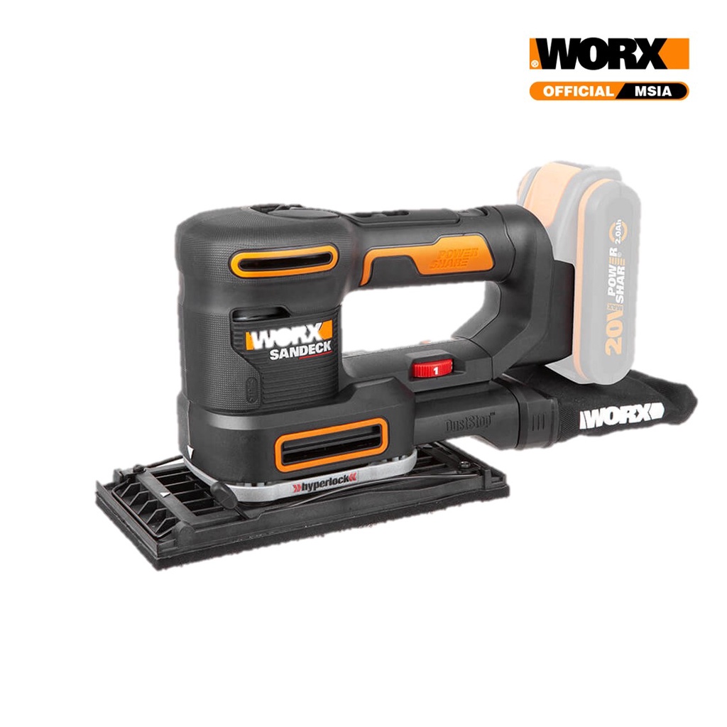 WORX WX820.9 20V Cordless 5IN1 Multi Sander (Finishing Sander