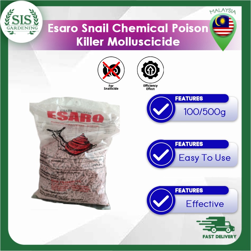 Repack 100G/500G Esaro Snail Chemical Poison Killer Molluscicide