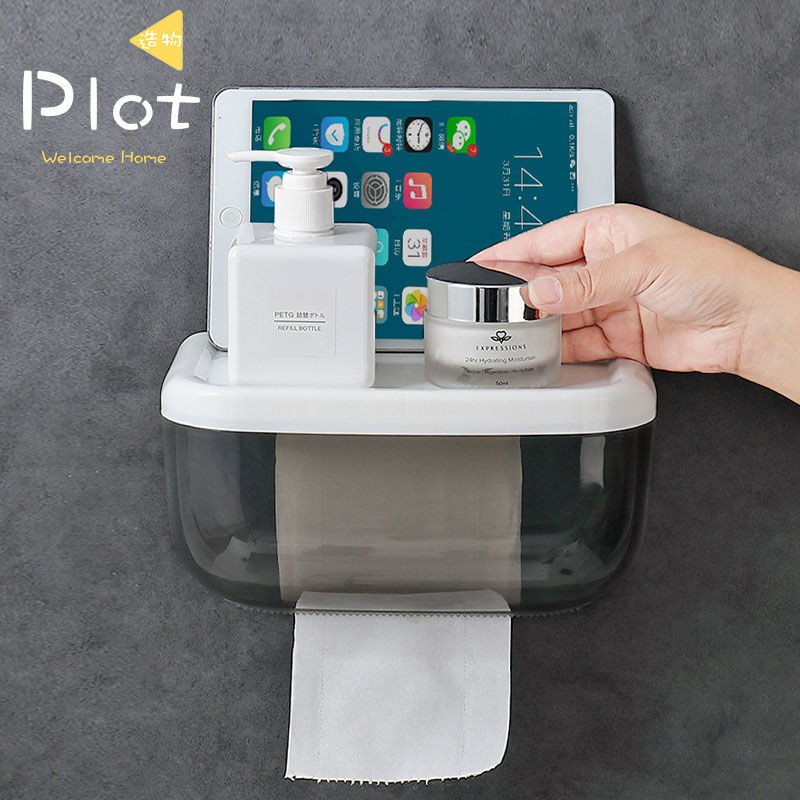 Storage Box๑ To Break The Floor Toilet Tissue Box From