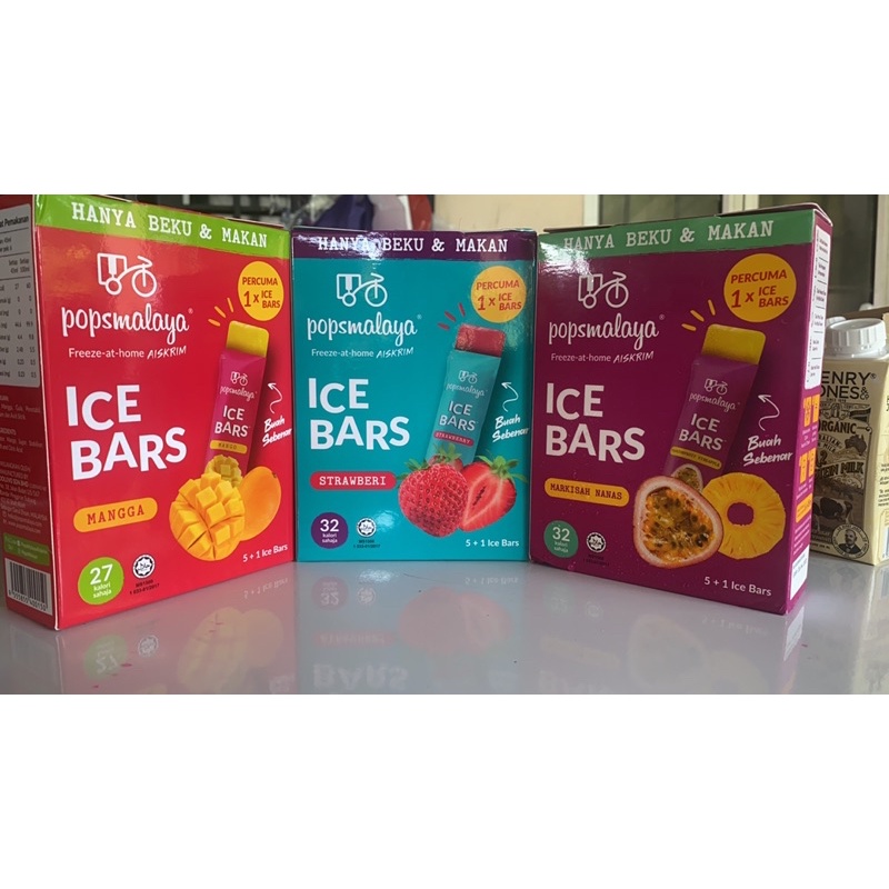 Ice Cream Original Ice Bars Pops Malaysia Ice Bar Popsmalaya Askrim Viral (5+1 Icebar) Shopee