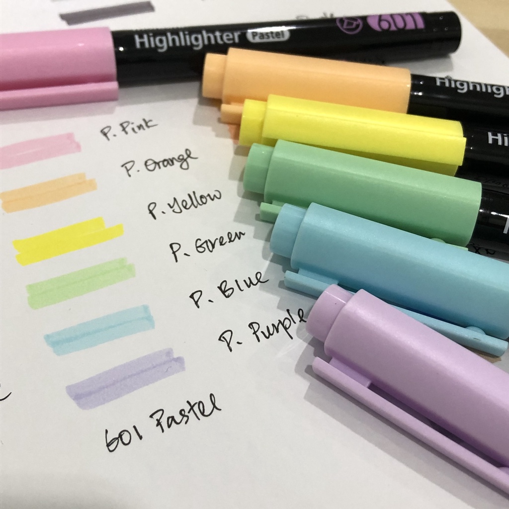 MONAMI HIGHLIGHTER 601 PASTEL COLOR (CHISEL) Shopee Malaysia