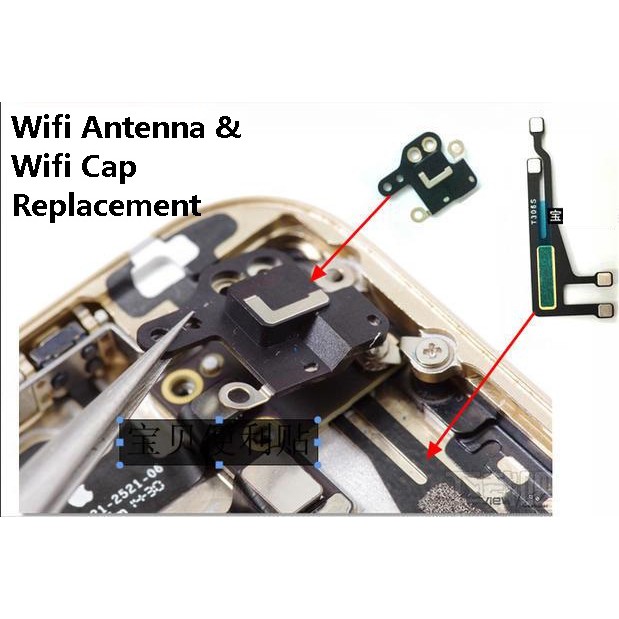 Iphone 4 4g 4s 5 5g 5c 5s 6 6g 6p 6s 6sp 7 7g 7p 8 8g 8p Plus 10 X Wifi Antenna Network Signal Flex Cable Ribbon Shopee Malaysia