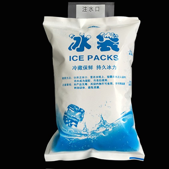Water Fill Ice Pack Extra Thick Reusable Ice Bag Water Injection Food Storage Cooler Bag Sejuk Beg Ais