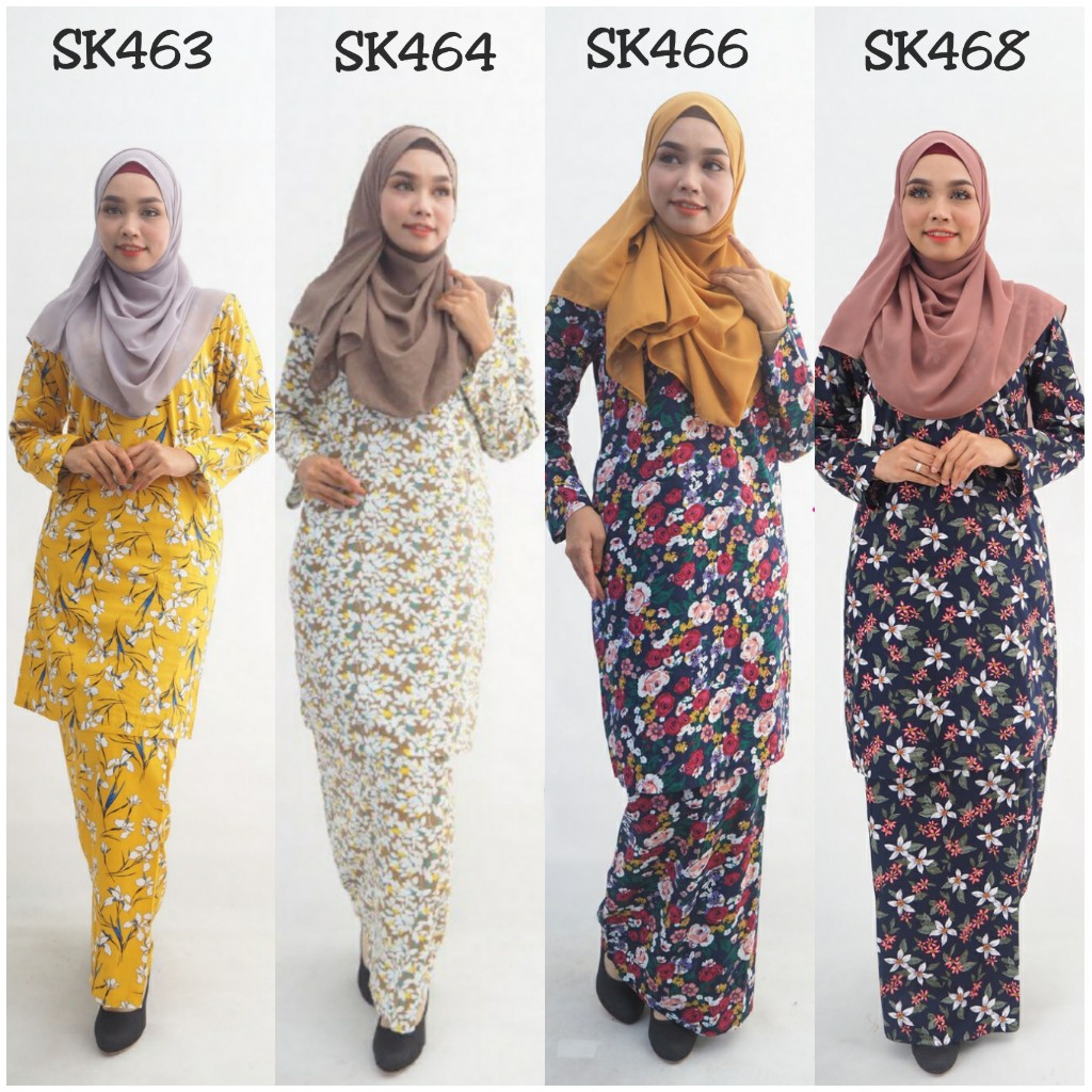  BAJU  KURUNG  MODEN  DHIA COTTON  KOD SK468 SK464 SK466 SK468 