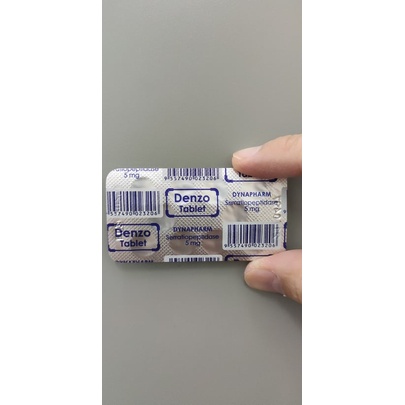 Denzo 5mg Tablet (Serratiopeptidase) Ubat Surut Bengkak Gusi Gigi (10's