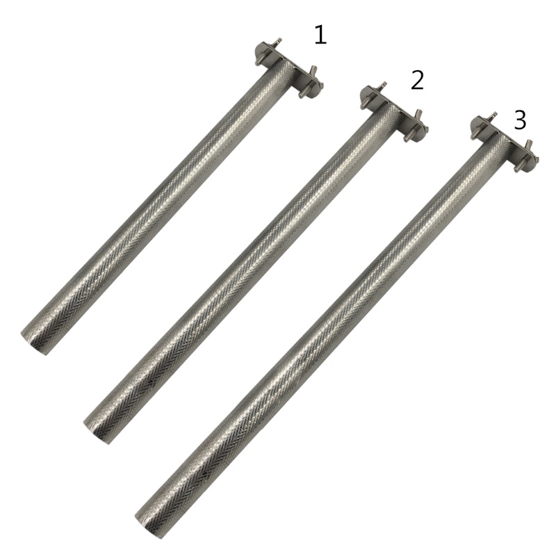 Essential Multi SYD Parrot Perch Stainless Steel Rod Stand Rhombic Pattern Pet Birds - Image 5