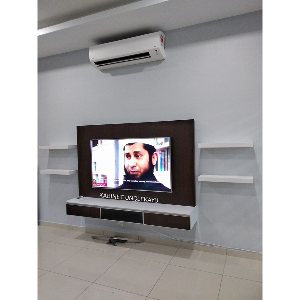 Tv Cabinet Wall Mount Kabinet Tv Moden Gantung Maximum 65 Inch Tv 2099306196 Shopee Malaysia