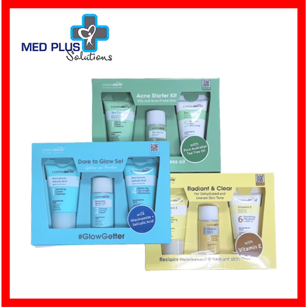 Cosmoderm Skin Care Trial Set (Acne / Radiant / Glow) Shopee Malaysia