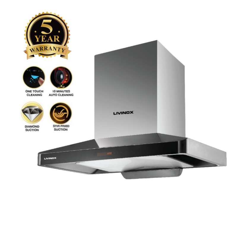 livinox cooker hood lch copperplus 90ss