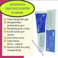 Hot Item Ubat Gigi Tanpa Bahan Kimia Glister Amway Putihkan Gigi Toothpaste Shopee Malaysia