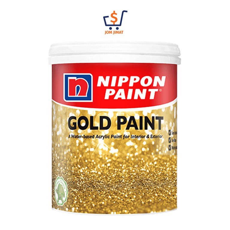 Nippon Paint Gold Paint / Dulux Ambiance Metallic Gold / Colourland 24K