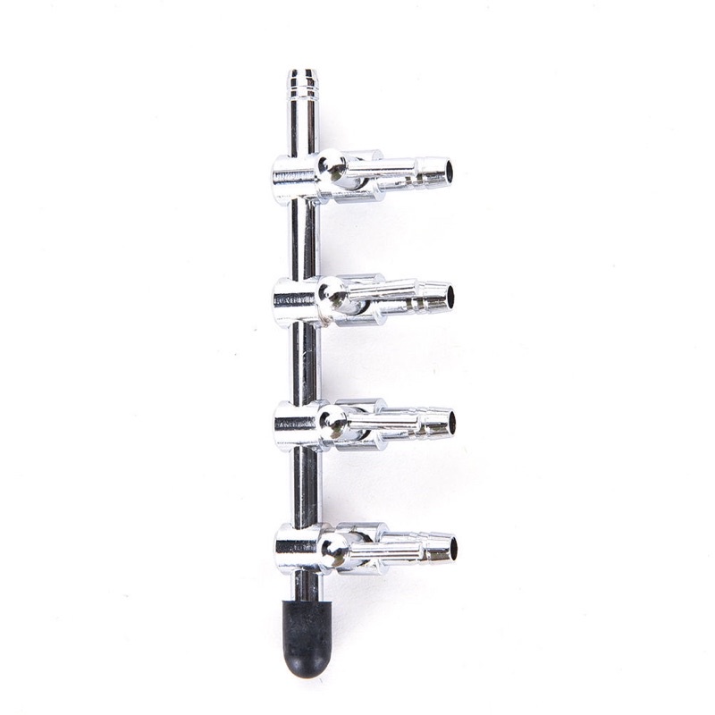 Aquarium/4valve/Oxygen Pipe/Distributor stainless steel Split/鱼缸气管不锈钢分配器空气气量调节阀水族箱氧气泵专用