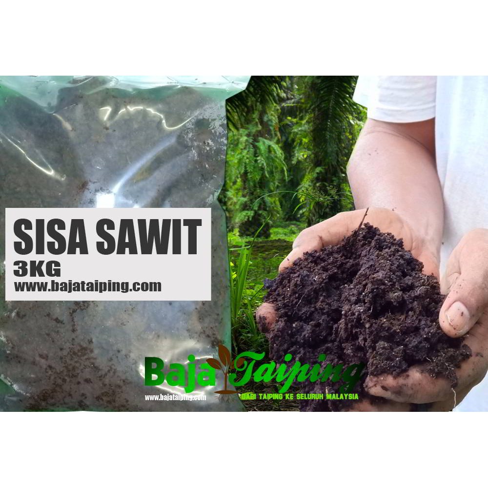 Baja Sisa Sawit Kompos Mini Pek 3kg Shopee Malaysia