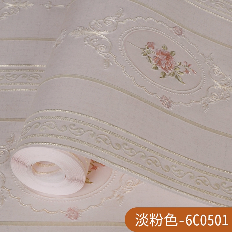 3d Stereo European Non Woven Wallpaper Bedroom Living Room