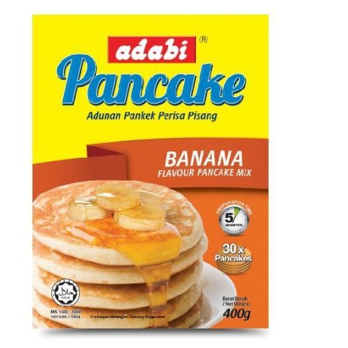 400g Tepung Pancake Adabi Banana Pisang Shopee Malaysia