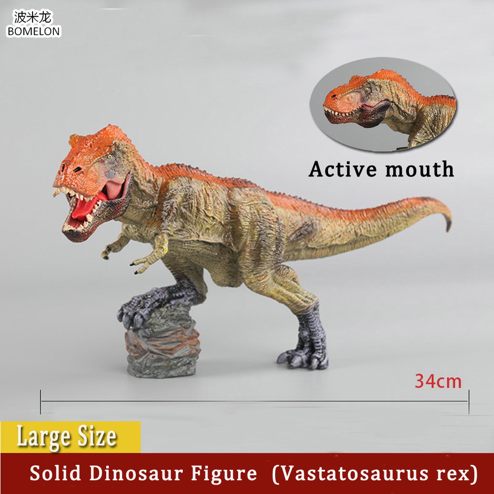 Large Size Solid Dinosaur Figures Vastatosaurus Rex Model Jurassic Park Toys Shopee Malaysia