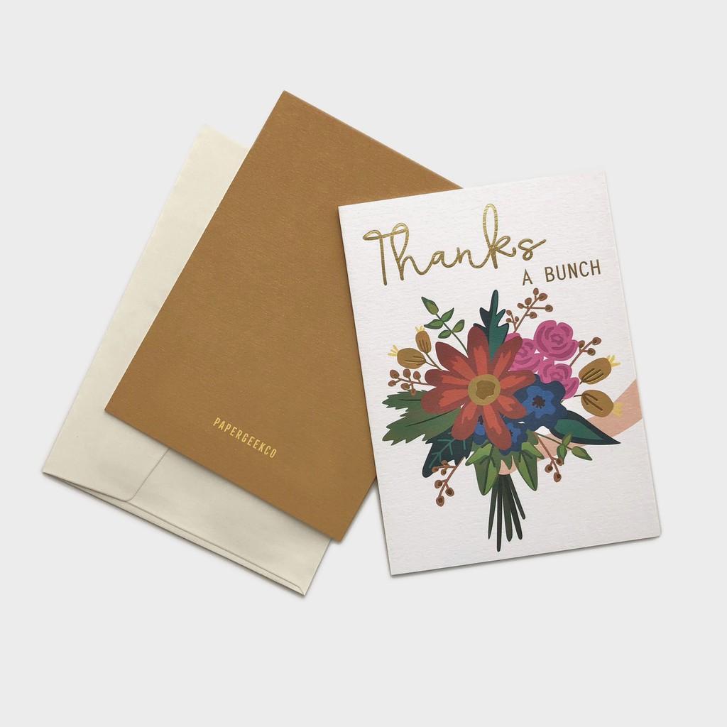 PAPERGEEK.CO Thank You Greeting Card | 感谢卡, Appreciation Card, Thank ...