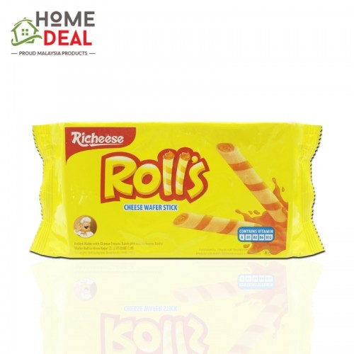 Richeese Rolls Cheese Wafer Stick 115g Shopee Malaysia