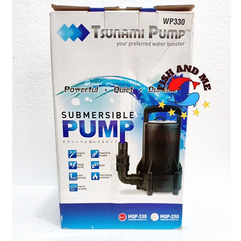 TSUNAMI HQP 330 POND SUBMERSIBLE PUMP (16000liter Perhour) | Shopee ...