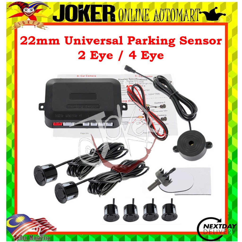 J/x 22MM Parking Reverse Sensor System 2 / 4 Eyes Reverse Accurate ...