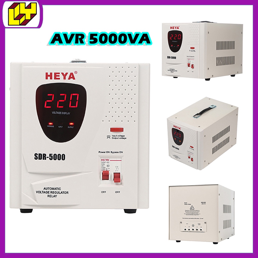 AVR Automatic Voltage Regulator Relay Type Voltage Stabilizer Power