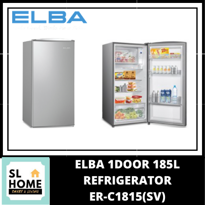 {KL & Klang Valley Area Only}ELBA ER-C1815(SV) 185L SINGLE DOOR REFRIGERATOR