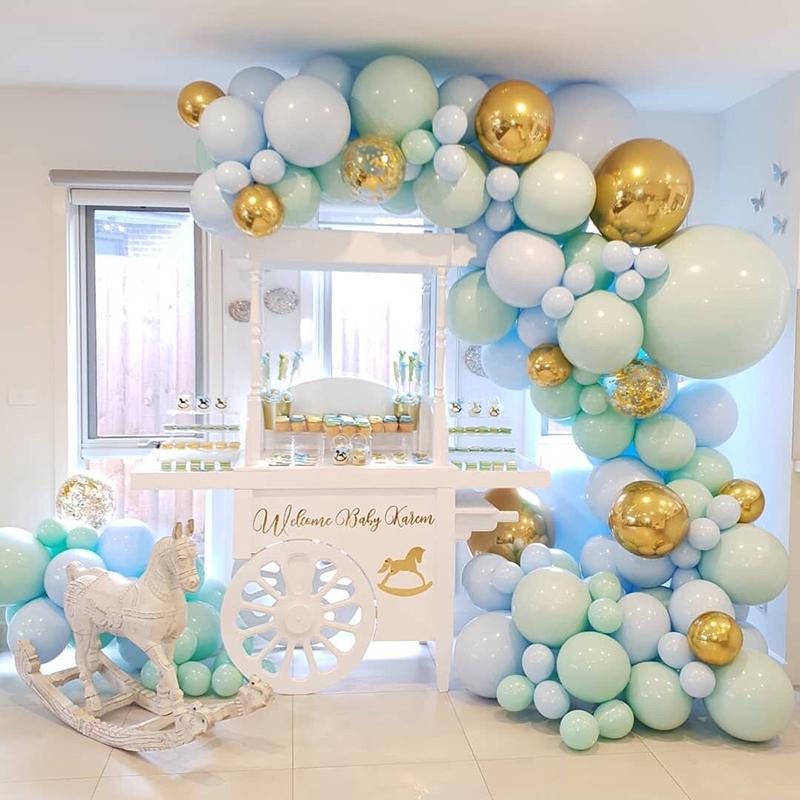 110pcs Diy Pastel Maca Balloons Arch Garland Free Of 5m Chain