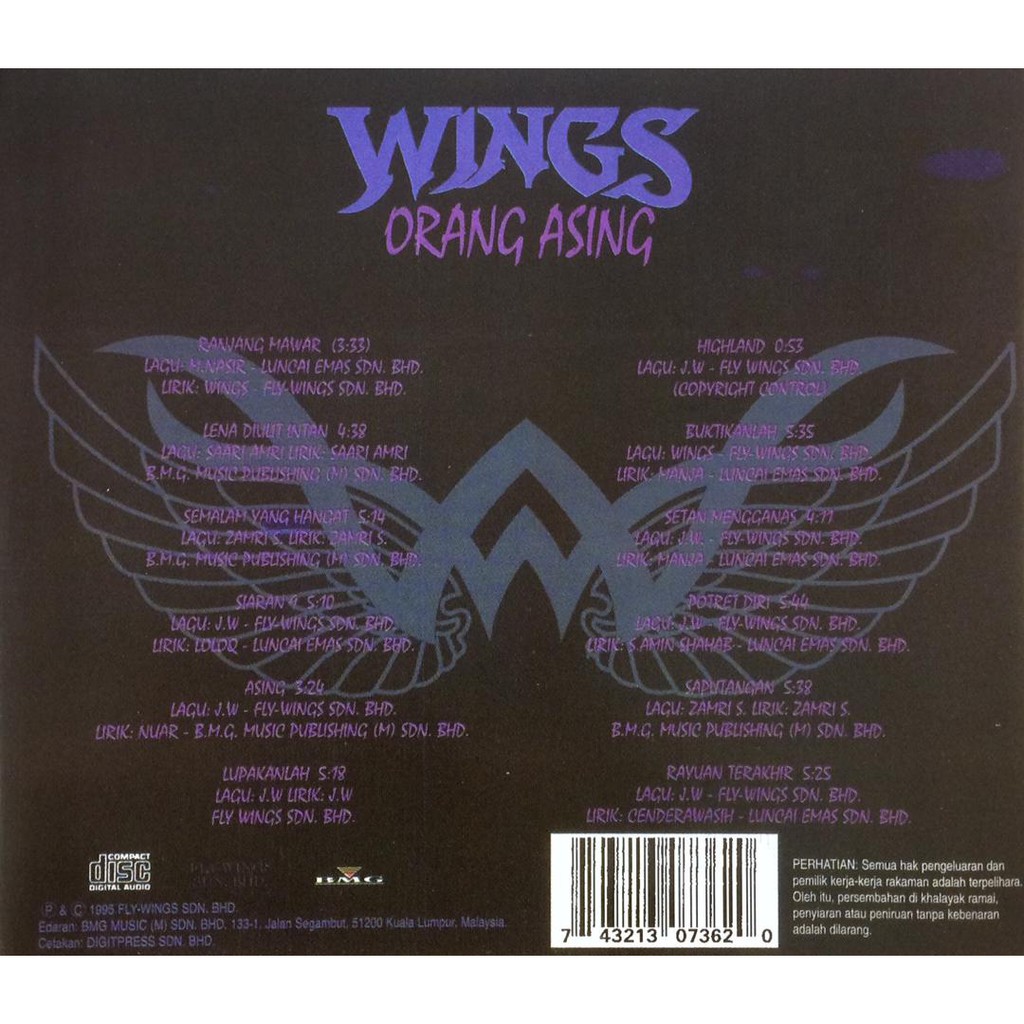 Cd Album Wings Orang Asing Cd Shopee Malaysia