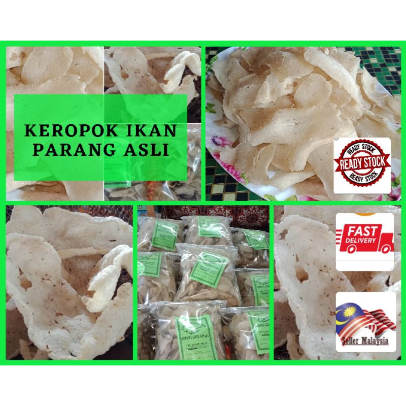 Keropok Ikan Parang Asli ( 1KG )