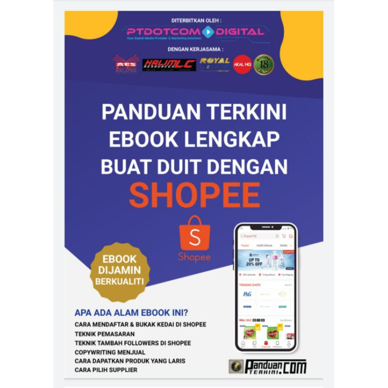 PANDUAN TERKINI EBOOK LENGKAP CARA BISNES DI SHOPEE