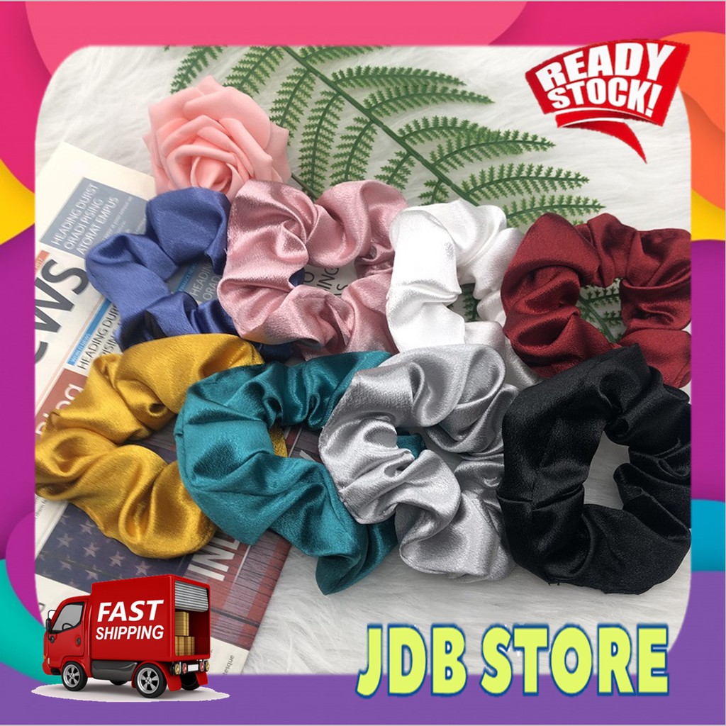 Buy Ready Stock Getah Rambut Ikat Rambut Budak Perempuan Gadis Silk Fashion Hair Ties Rubber Elastic Hair Accessories Seetracker Malaysia