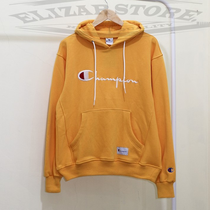 champions sweater yellow