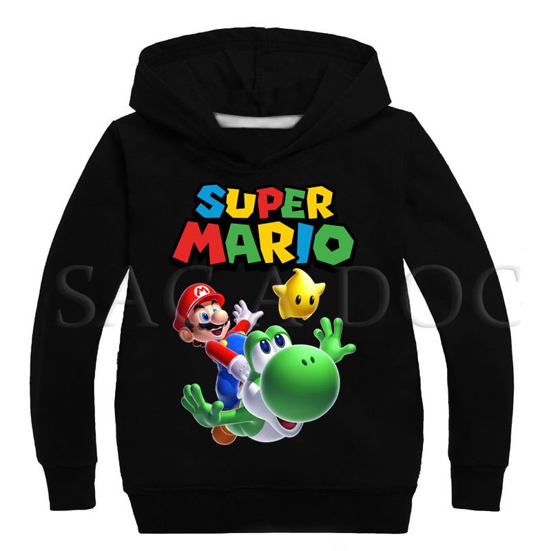 super mario hoodie kids