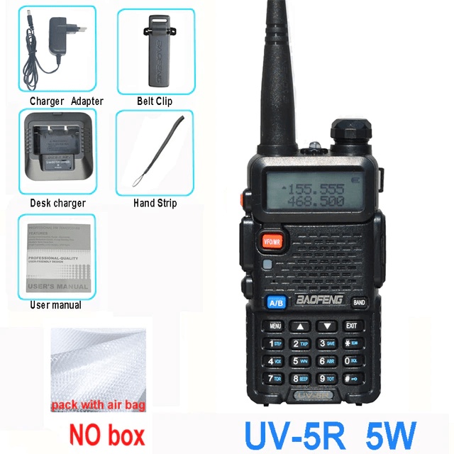 Original Baofeng UV 5R 10KM CB Ham Radio Station Twoway Amateur VHF