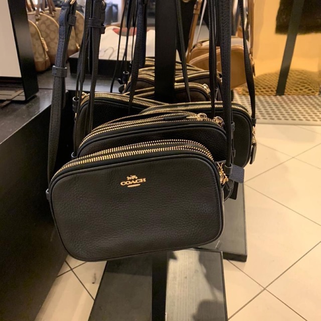 COACH DOUBLE ZIP CROSSBODY | Shopee Malaysia