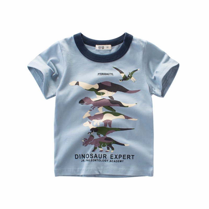squarex  Baby Tops Toddler Baby Kids Boys Girls Spring Dinosaur Print Tops T-Shirt Casual Clothes 