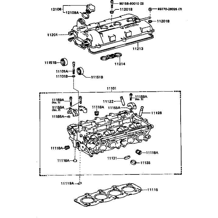 Toyota Celica GT4 ST185 / MR2 SW20 – Genuine Metal Head Gasket 3S-GTE ...